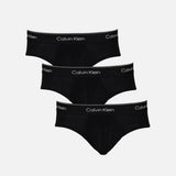 Calvin Klein Icon Cotton Stretch Underwear Briefs 3Pack In All Black