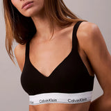 Calvin Klein Lift Bralette Icon Cotton Modal in Black