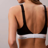 Calvin Klein Lift Bralette Icon Cotton Modal in Black