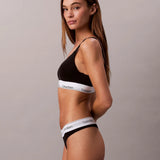 Calvin Klein Lift Bralette Icon Cotton Modal in Black