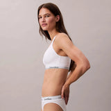 Calvin Klein Lift Bralette Icon Cotton Modal in White