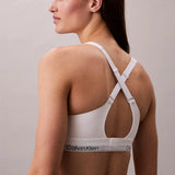 Calvin Klein Lift Bralette Icon Cotton Modal in White