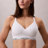Calvin Klein Lift Bralette Icon Cotton Modal in White