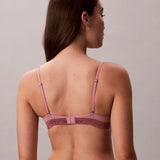 Calvin Klein Lightly Lined Demi Bra Icon Cotton Modal in Soft Mauve