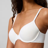 Calvin Klein Lightly Lined Full Coverage Bra Perfectly Fit in White