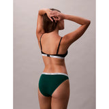 Calvin Klein Icon Logo Bikini Briefs In Turf