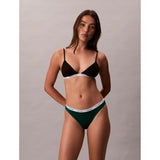 Calvin Klein Icon Logo Bikini Briefs In Turf
