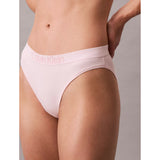 Calvin Klein Maximum Cotton Bikini Briefs In Eggshell Pink
