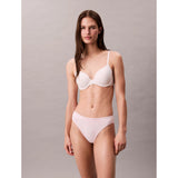 Calvin Klein Maximum Cotton Bikini Briefs In Eggshell Pink