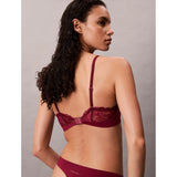 Calvin Klein Perfectly Fit Lightly Lined Full Coverage Lace Bra In Alluring Pink