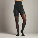 Calvin Klein Ultrafit High Waist Shaper 40 Denier Tights In Black