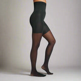 Calvin Klein Ultrafit High Waist Shaper 40 Denier Tights In Black
