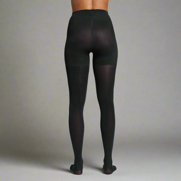 Calvin Klein 40 Denier French Cut Shaper Tights In Black