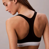 Calvin Klein Unlined Bralette Icon Cotton Modal in Black