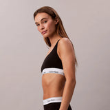 Calvin Klein Unlined Bralette Icon Cotton Modal in Black