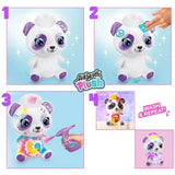 Airbrush Plush Panda Paintable Soft Toy with 100+ Stensils