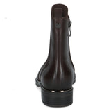 Caprice Chelsea Zip Boot Nappa Leather In Brown