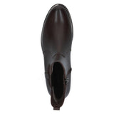 Caprice Chelsea Zip Boot Nappa Leather In Brown