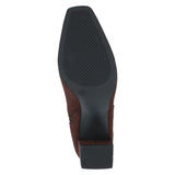 Caprice Knee High Stretch Boot In Dark Brown