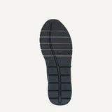 Caprice Leather Sneaker In Black Comb