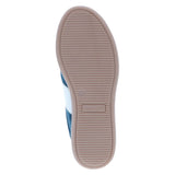 Caprice Leather Women's Trainers in Ocean/White