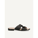 Caprice Mule In Black nappa