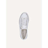Caprice Sneaker In White / Silver