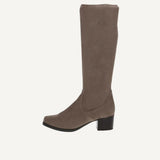 Caprice Stretch Knee High Boot In Cafe