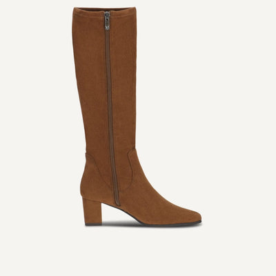 Caprice Stretch Knee High Boots in Brown