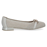 Caprice Women's Ballerina heel Pumps in White