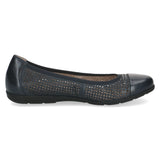 Caprice Women's Ballerinas Flat Shoes in Ocean Softnap