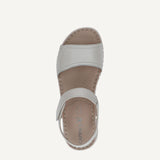 Caprice Women's Heeled Sandals in Pearl Nappa