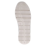 Caprice Women's Leather Trainer Wide Fit in Off White