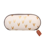Caroline Gardner Metallic Hearts Glasses Case
