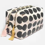 Caroline Gardner Mono Big Spot Large Travel Washbag