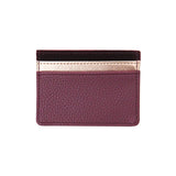Caroline Gardner Velvet Burgundy Cardholder - Main Image