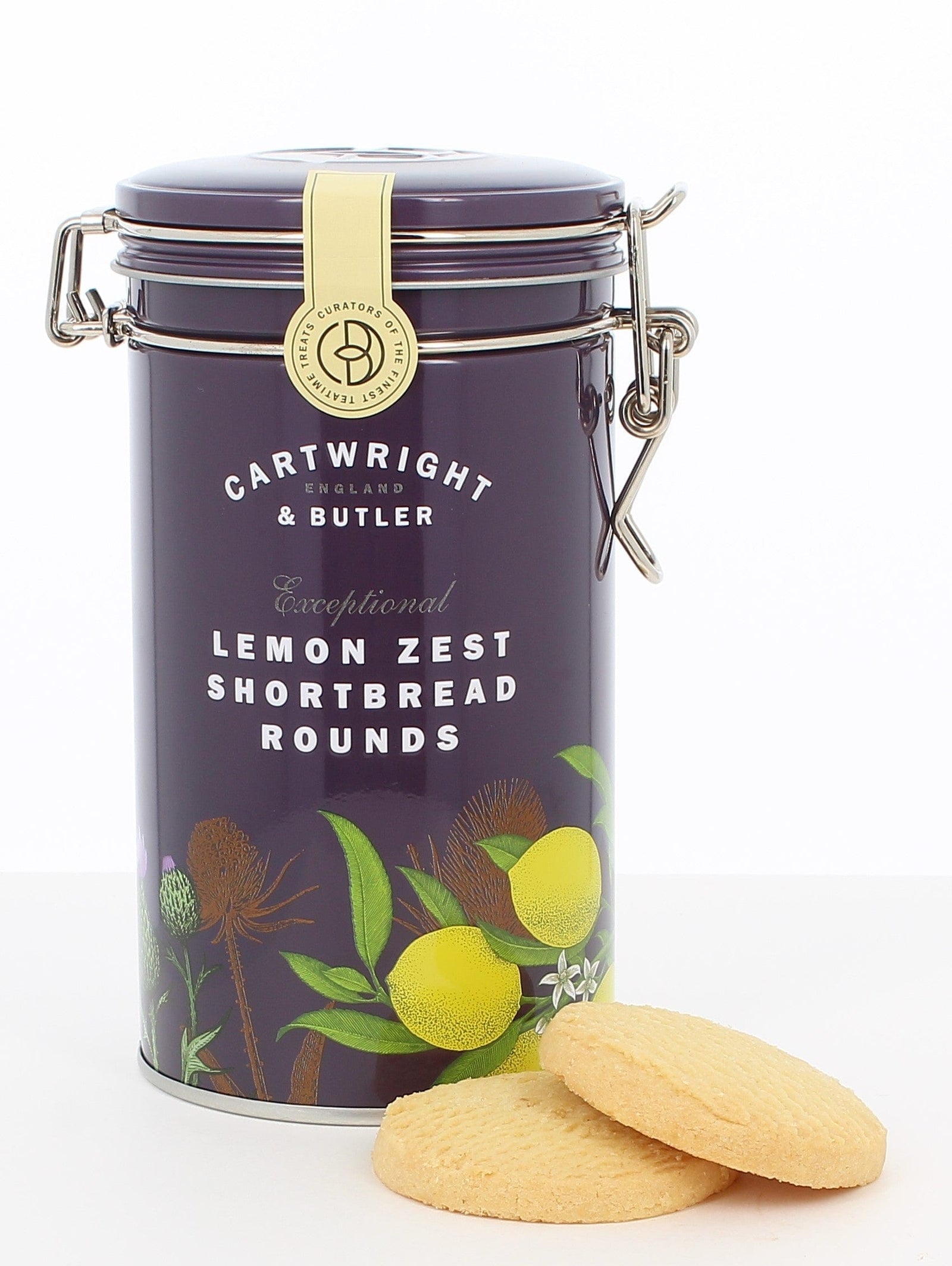 Cartwright & Butler Cartwright & Butler Lemon Zest Shortbread Biscuit Tin
