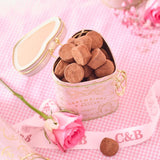 Cartwright & Butler Chocolate and Hazelnut Truffles in Heart Shaped Tin