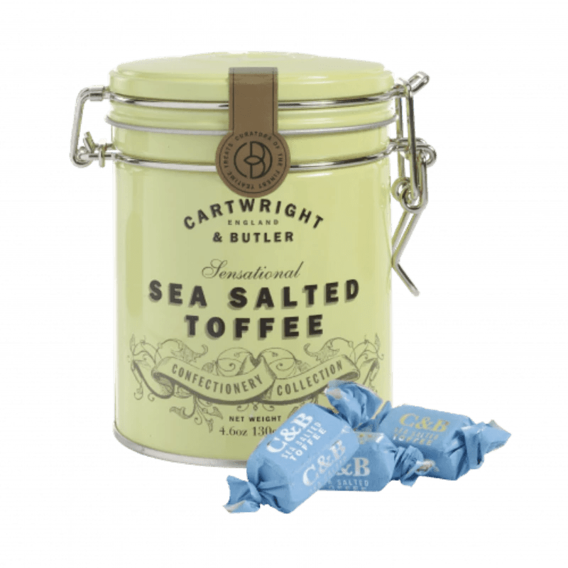 Cartwright & Butler Classic Toffee Sea Salt Tin 150G