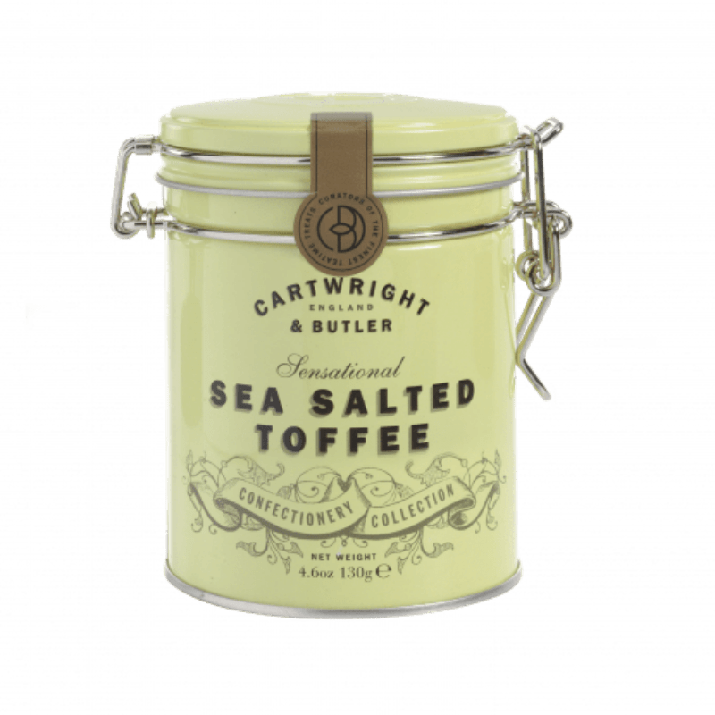 Cartwright & Butler Classic Toffee Sea Salt Tin 150G