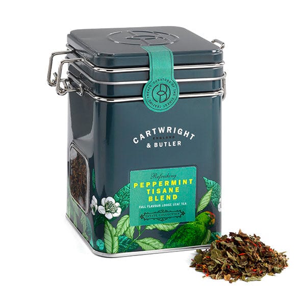 Cartwright & Butler Peppermint Tisane Caddy Loose Leaf Tea Tin 30G
