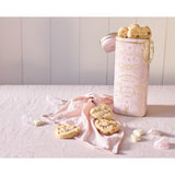 Raspberry & White Chocolate Biscuits in Heart Shaped Tin