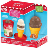 Walls Toy Play Ice Cream Tub - Vanilla & Chocolate