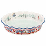 Cath Kidston Christmas Journey Pie Dish 9 Inch
