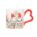 Cath Kidston Gnomes Heart-Shaped Handle Mug