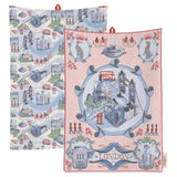 Cath Kidston London Town Set of 2 Tea Towels