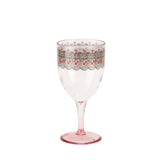 Cath Kidston Picnic Wine Glass 350ml In Cherry White