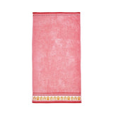 Catherine Lansfield 'Beach Huts' Cotton Beach Towel in Pink