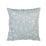 Catherine Lansfield Brooke Floral Cushion In Duck Egg