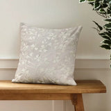 Catherine Lansfield Brooke Floral Cushion In Natural